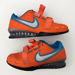 Size 10 - Nike Romaleos 2 Total Orange Blue Lagoon